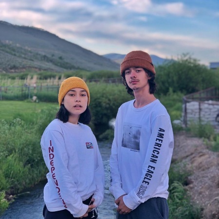 Ceci Balagot with her friend.